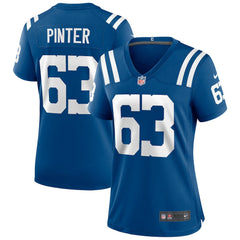 Danny Pinter Indianapolis Colts Women's Game Jersey Royal - Nike
