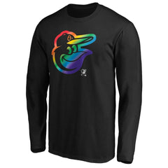 Baltimore Orioles Team Pride Logo Long Sleeve T-Shirt Near Me