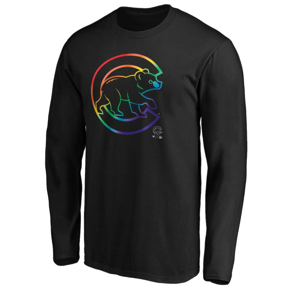 Chicago Cubs Team Pride Logo Long Sleeve T-Shirt for sale