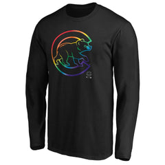 Chicago Cubs Team Pride Logo Long Sleeve T-Shirt for sale