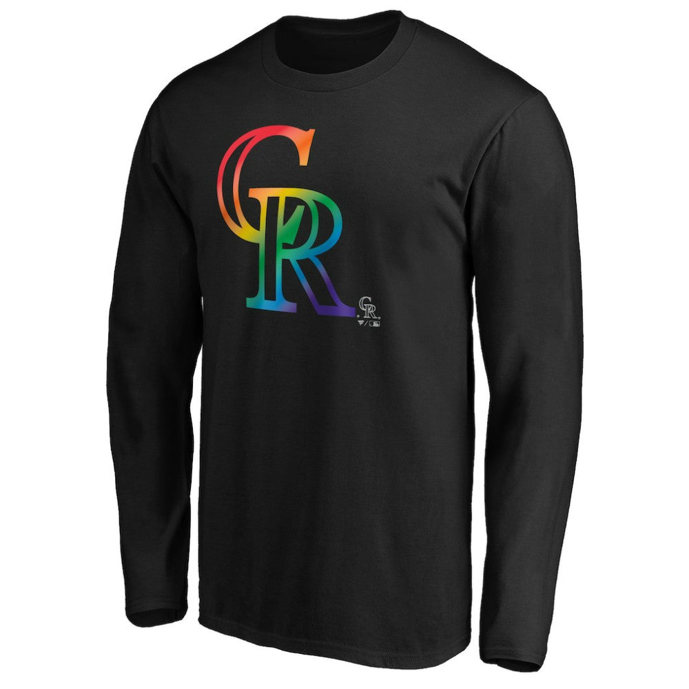 Colorado Rockies Team Pride Logo Long Sleeve T-Shirt discount