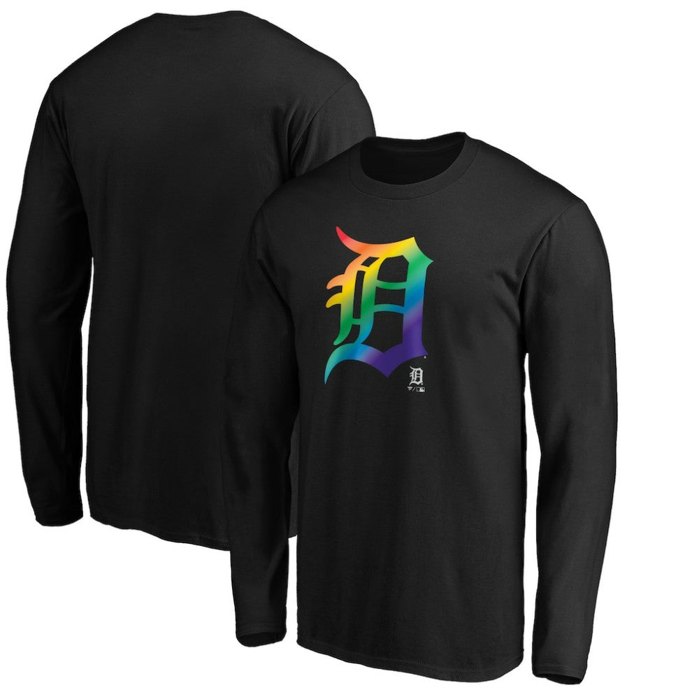 Detroit Tigers Team Pride Logo Long Sleeve T-Shirt discount