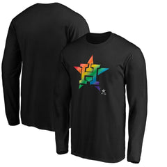 Houston Astros Team Pride Logo Long Sleeve T-Shirt for sale