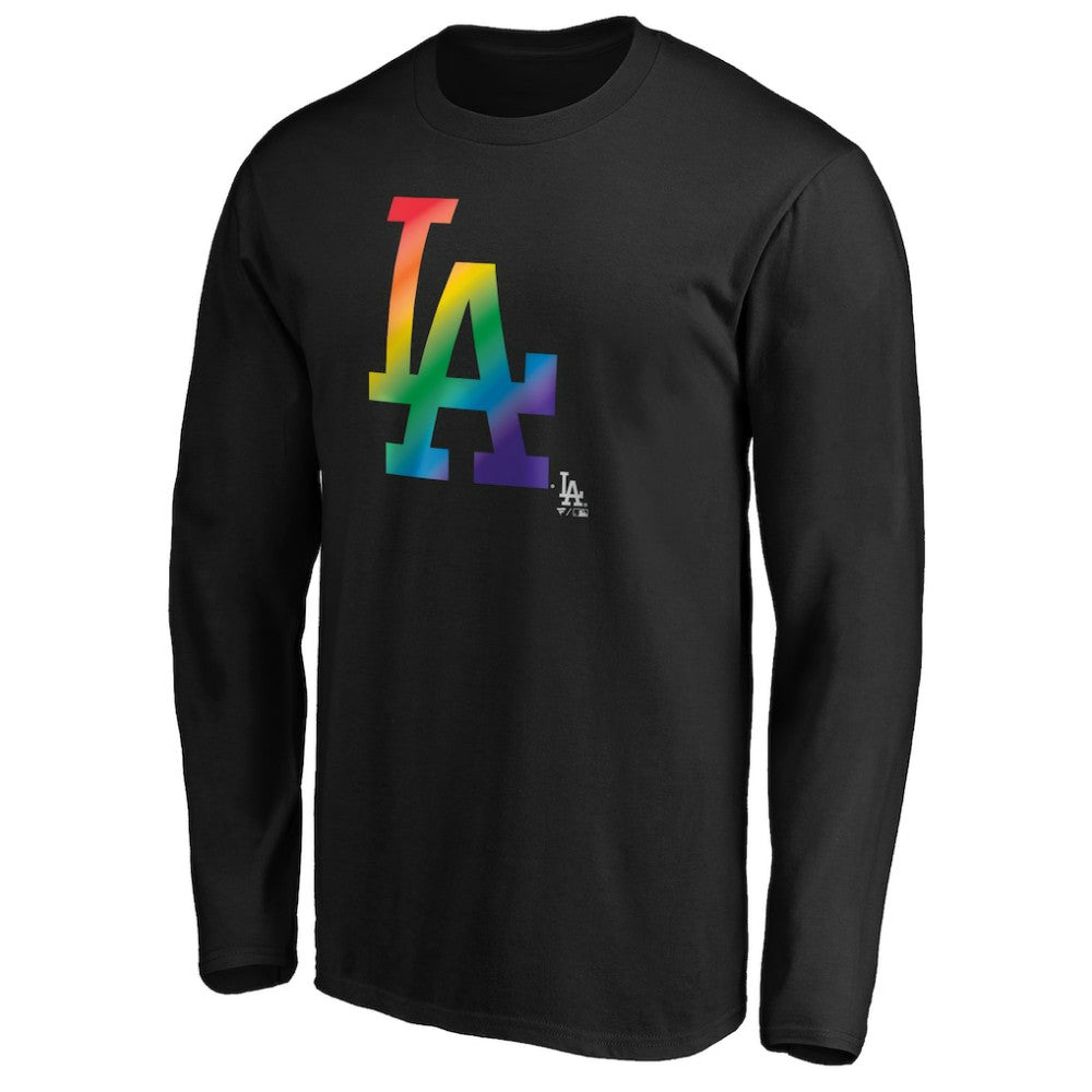 Los Angeles Dodgers Team Pride Logo Long Sleeve T-Shirt Sale