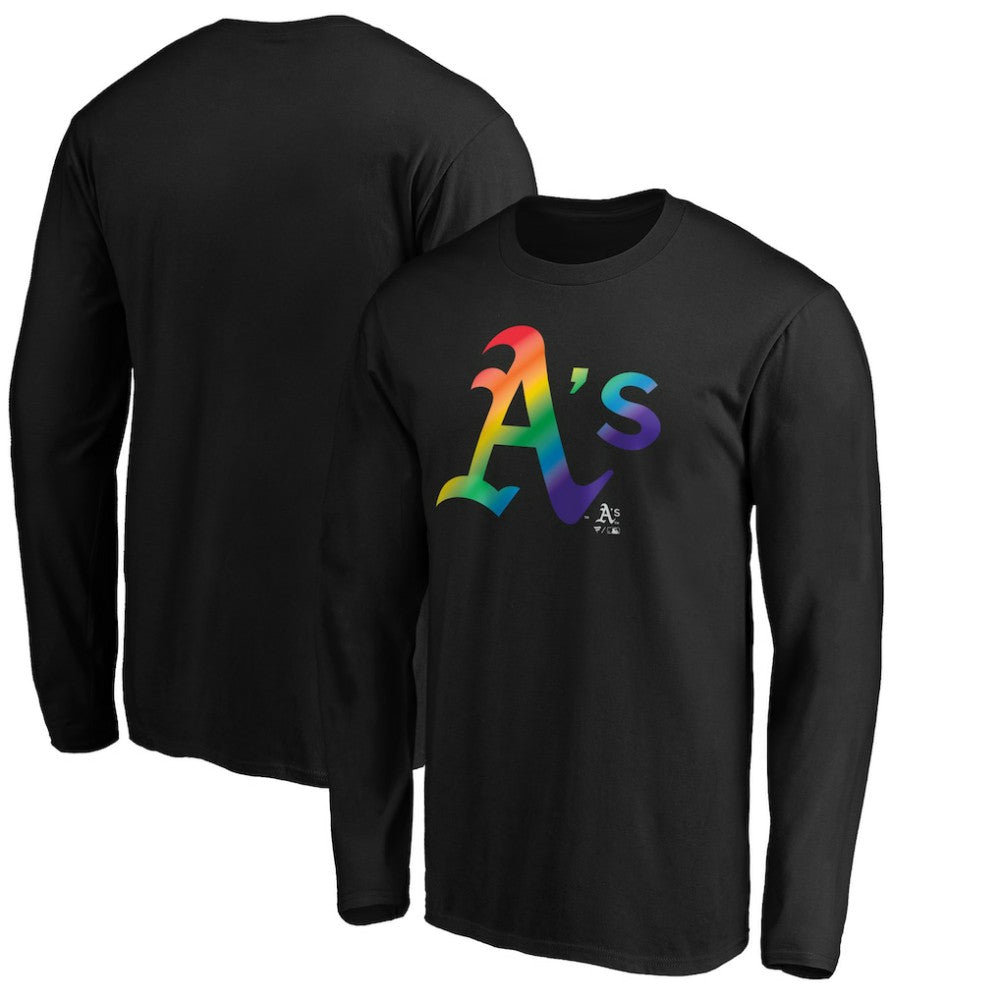 Athletics Team Pride Logo Long Sleeve T-Shirt Sale