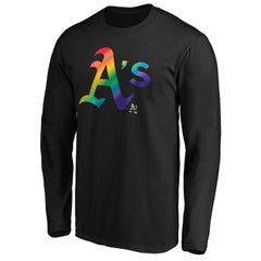 Athletics Team Pride Logo Long Sleeve T-Shirt Sale