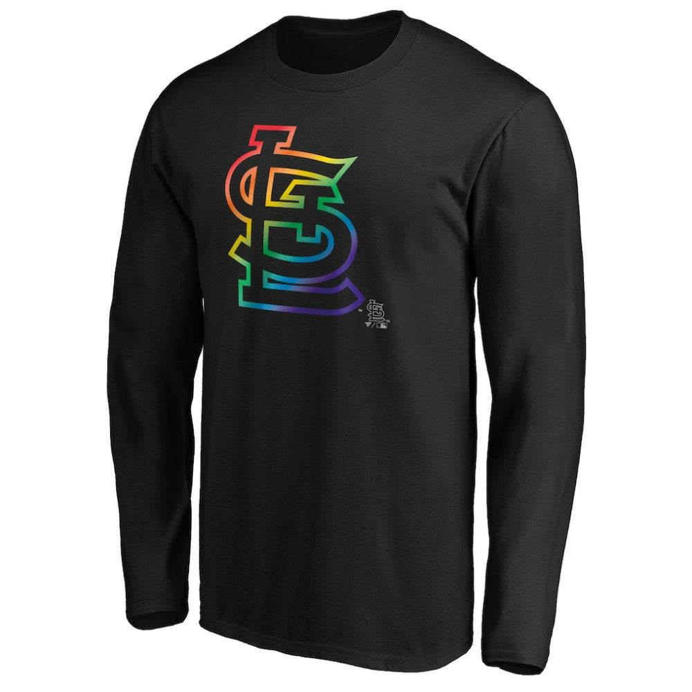 St. Louis Cardinals Team Pride Logo Long Sleeve T-Shirt Online