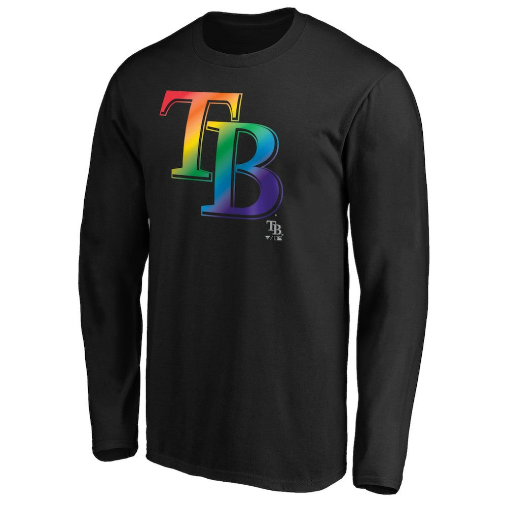 Tampa Bay Rays Team Pride Logo Long Sleeve T-Shirt Lifestyle
