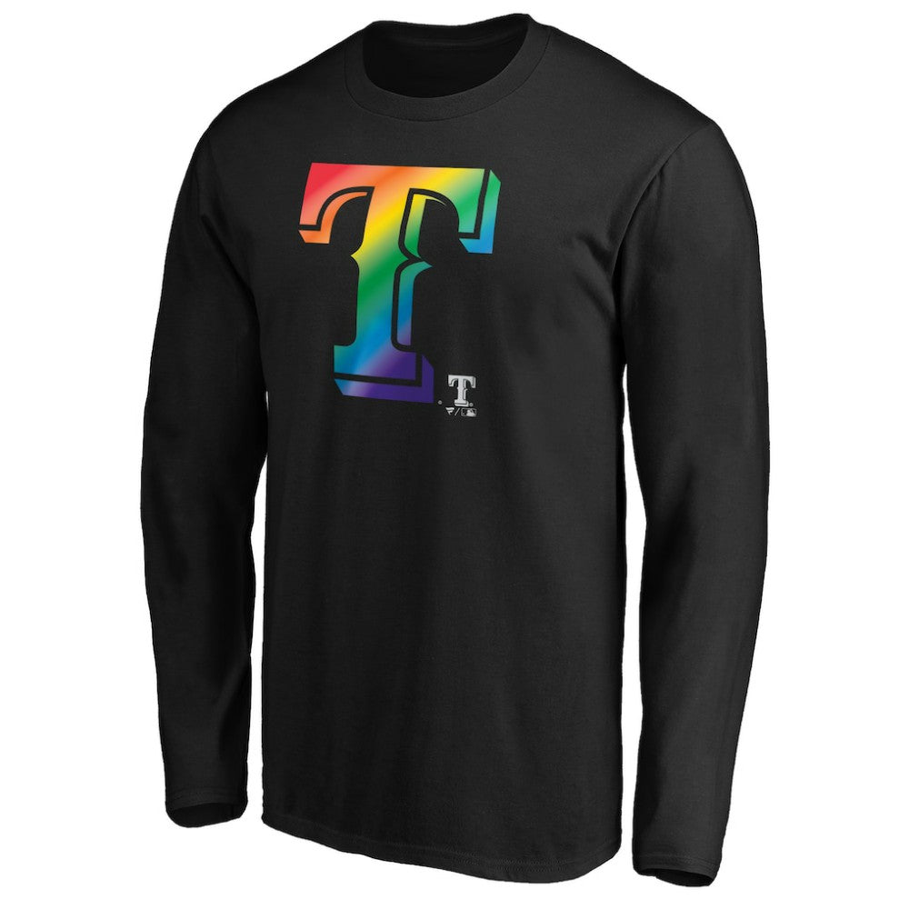 Texas Rangers Team Pride Logo Long Sleeve T-Shirt for sale
