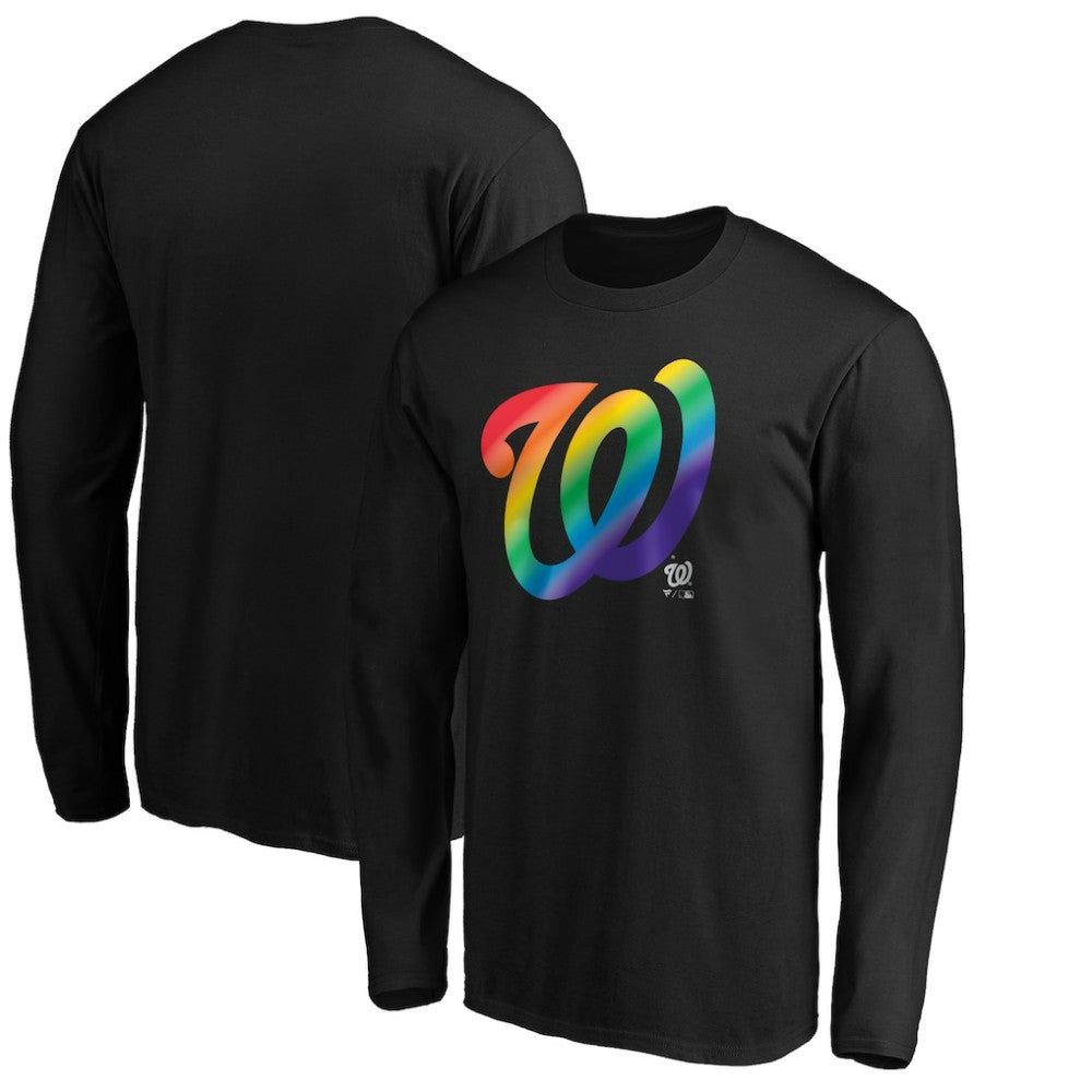 Washington Nationals Team Pride Logo Long Sleeve T-Shirt Sale