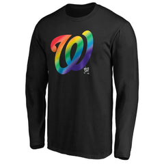 Washington Nationals Team Pride Logo Long Sleeve T-Shirt Sale
