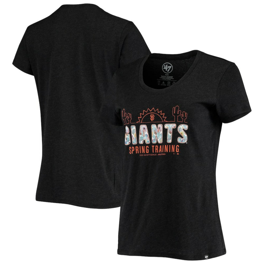San Francisco Giants '47 Women's Spring Training Floral Fill Club T-Shirt On Sale