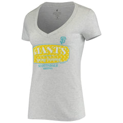 San Francisco Giants Soft as a Grape Women's Spring Training Tropical Banner T-Shirt Lifestyle