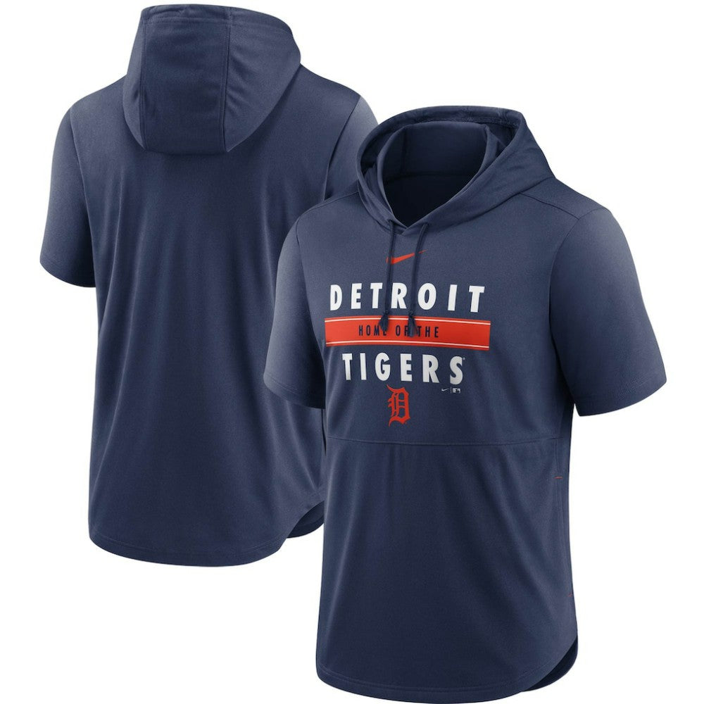 Detroit Tigers Nike Home Team Short Sleeve Hoodie Top discount