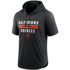 Baltimore Orioles Nike Home Team Short Sleeve Performance Hoodie Top Clearance