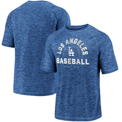 Los Angeles Dodgers Fanatics Line Up Primary Threat Striated T-Shirt On Sale