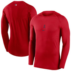 Los Angeles Angels Nike Authentic Collection Raglan Long Sleeve T-Shirt discount