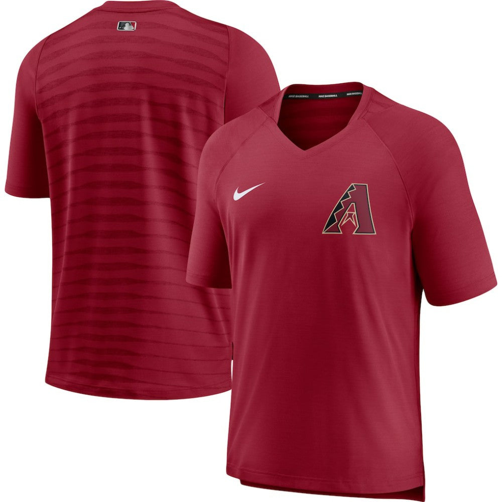 Arizona Diamondbacks Nike Authentic Collection Pregame Performance V-Neck T-Shirt Clearance