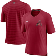 Arizona Diamondbacks Nike Authentic Collection Pregame Performance V-Neck T-Shirt Clearance