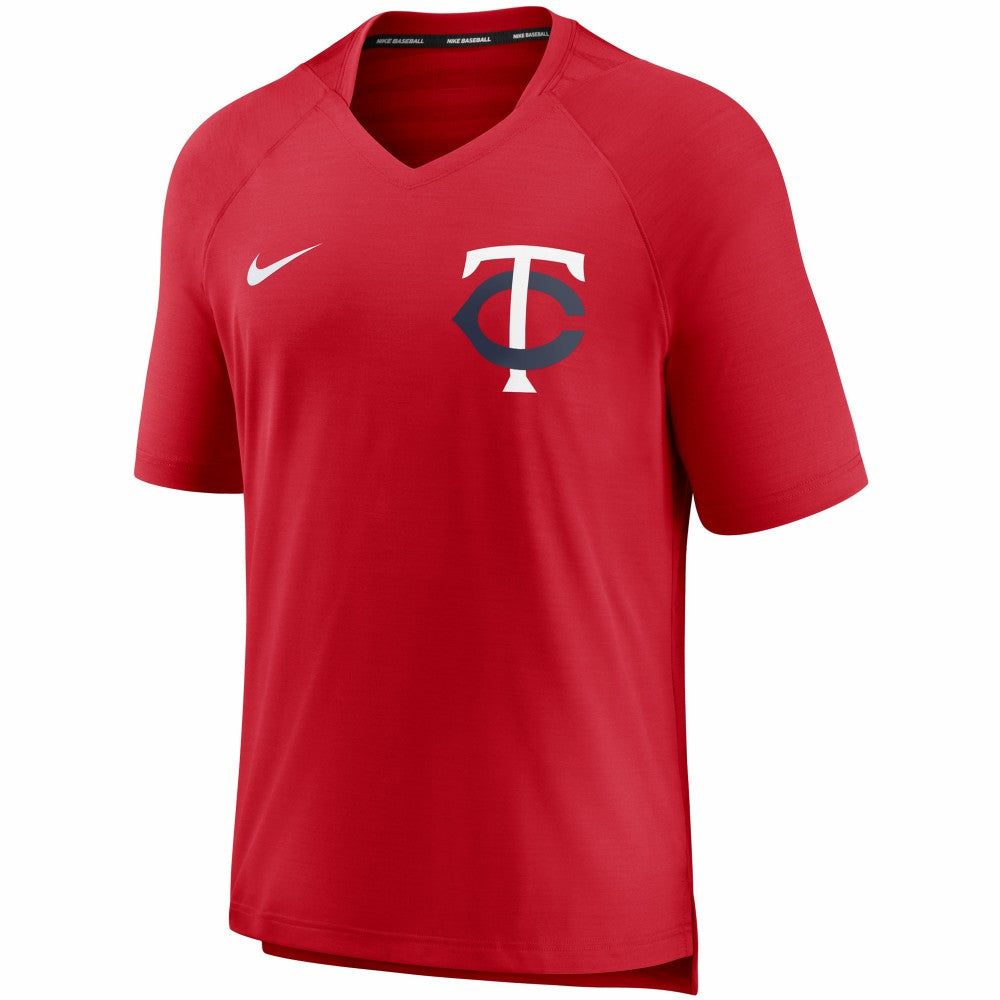 Minnesota Twins Nike Authentic Collection Pregame Performance V-Neck T-Shirt Clearance