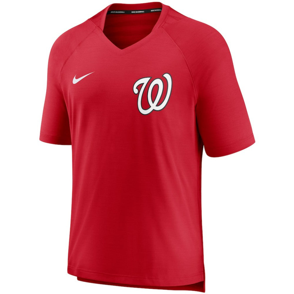 Washington Nationals Nike Authentic Collection Pregame Performance V-Neck T-Shirt On Sale