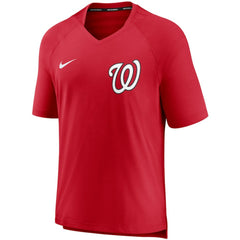 Washington Nationals Nike Authentic Collection Pregame Performance V-Neck T-Shirt On Sale