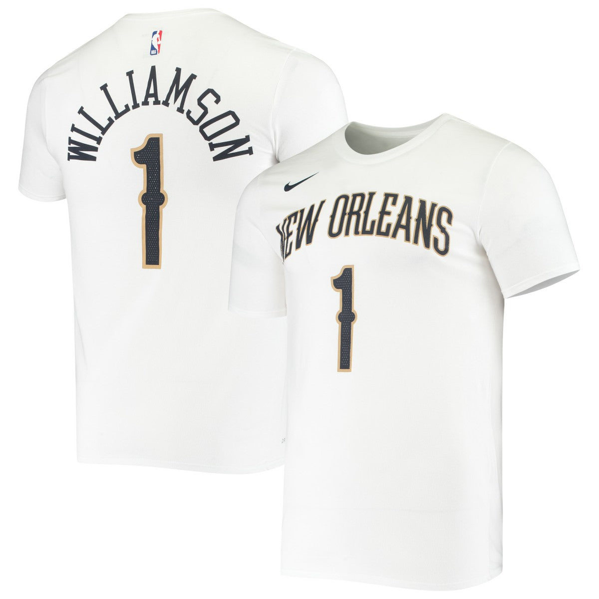 Nike - Zion Williamson New Orleans Pelicans Name & Number Performance T-Shirt - White