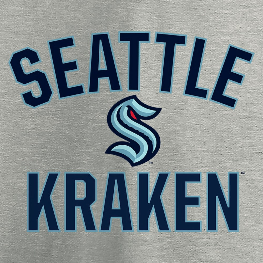 Seattle Kraken Fanatics Victory Arch T-Shirt Heather Gray