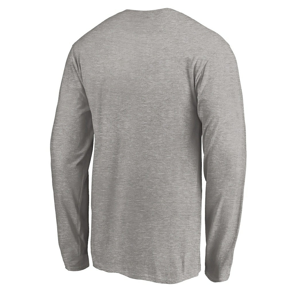 Los Angeles Chargers On Side Stripe Long Sleeve T-Shirt Heathered Gray - Fanatics