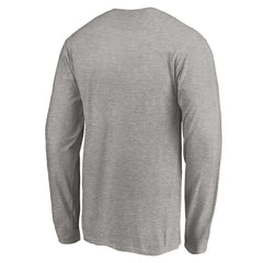 Los Angeles Chargers On Side Stripe Long Sleeve T-Shirt Heathered Gray - Fanatics