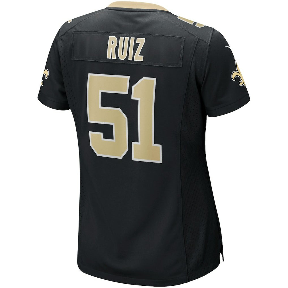 Cesar Ruiz New Orleans Saints Women's Game Jersey Black - Nike