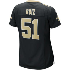 Cesar Ruiz New Orleans Saints Women's Game Jersey Black - Nike