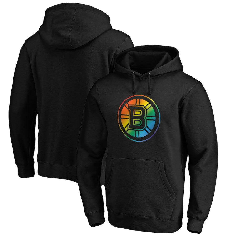 Boston Bruins Team Pride Logo Pullover Hoodie Black