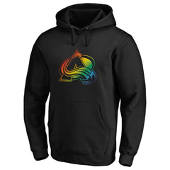 Colorado Avalanche - Team Pride Logo Pullover Hoodie Black