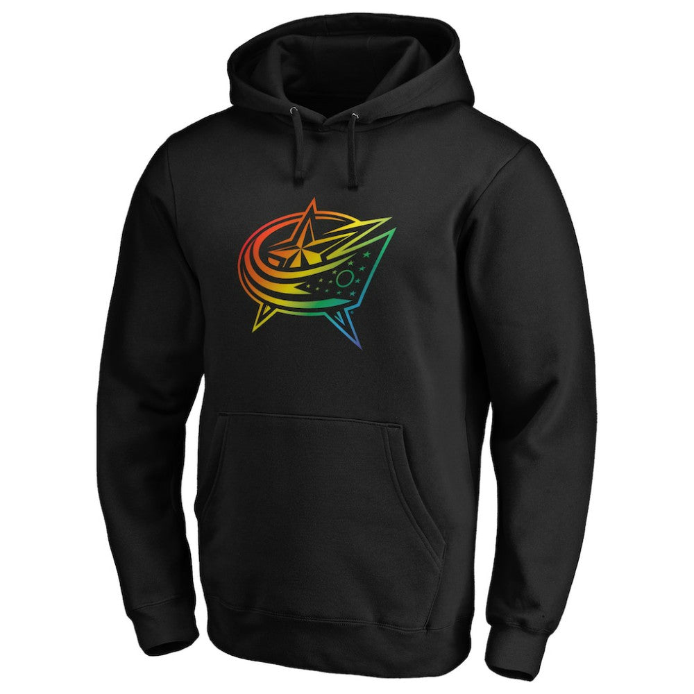 Columbus Blue Jackets - Team Pride Logo Pullover Hoodie Black
