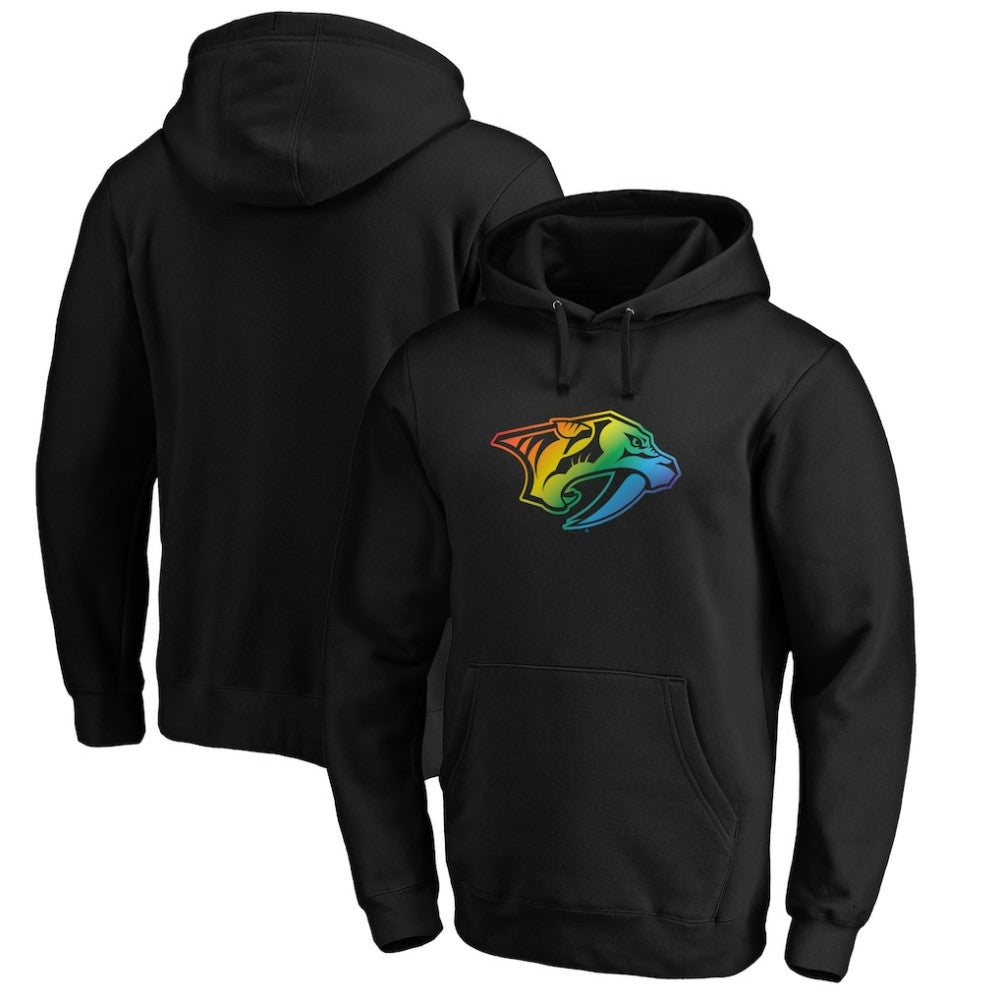 Nashville Predators - Team Pride Logo Pullover Hoodie Black