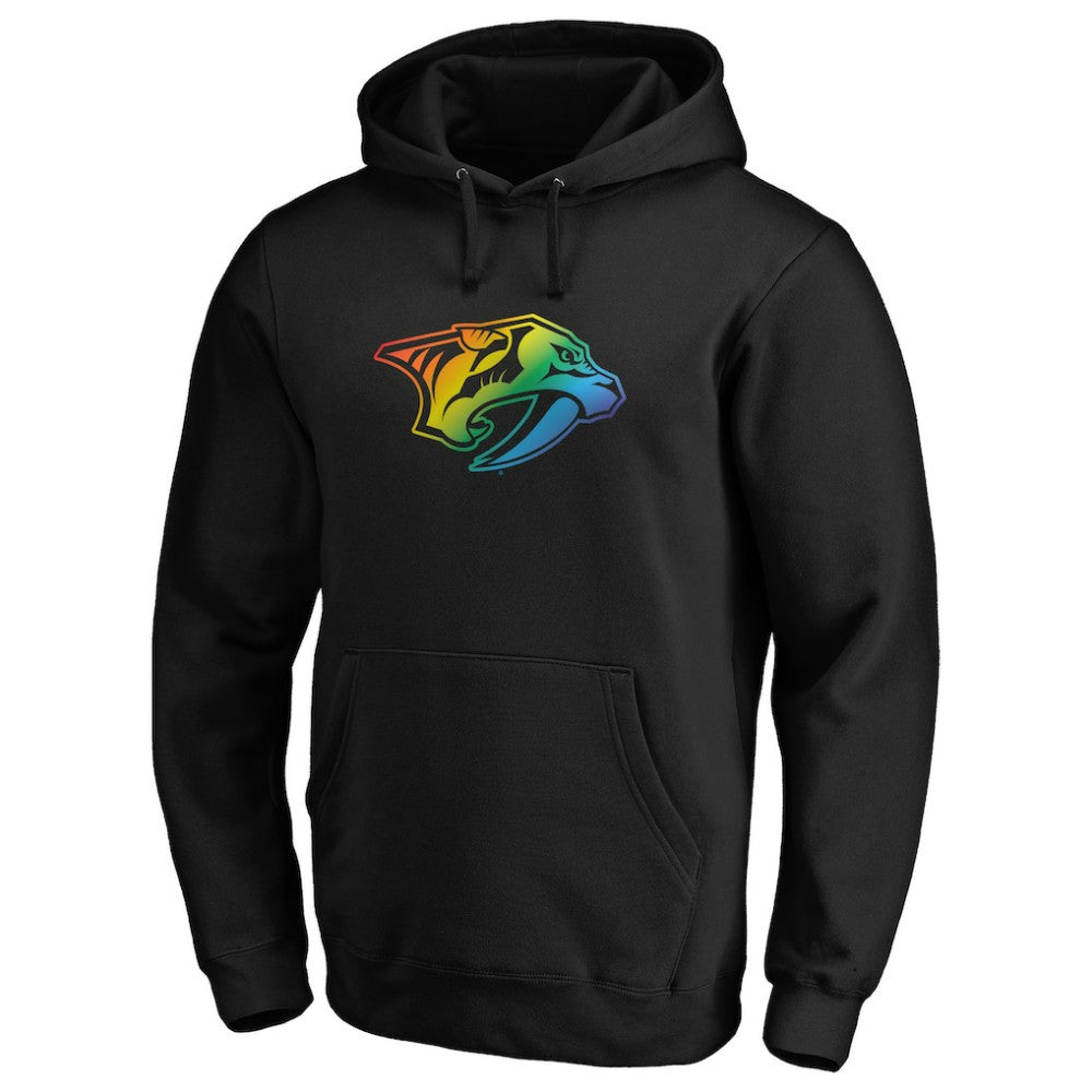 Nashville Predators - Team Pride Logo Pullover Hoodie Black