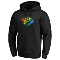 Nashville Predators - Team Pride Logo Pullover Hoodie Black