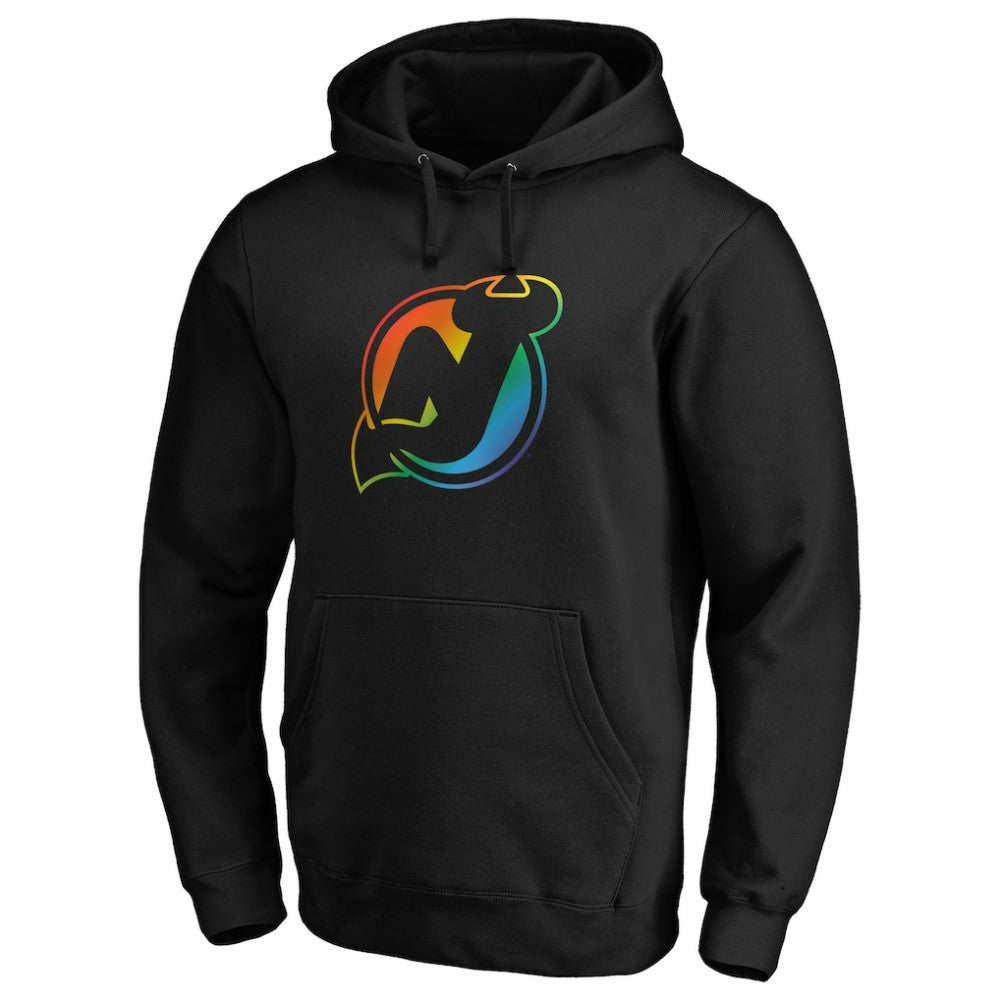 New Jersey Devils - Team Pride Logo Pullover Hoodie Black