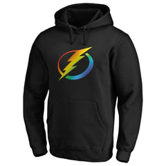Tampa Bay Lightning - Team Pride Logo Pullover Hoodie Black