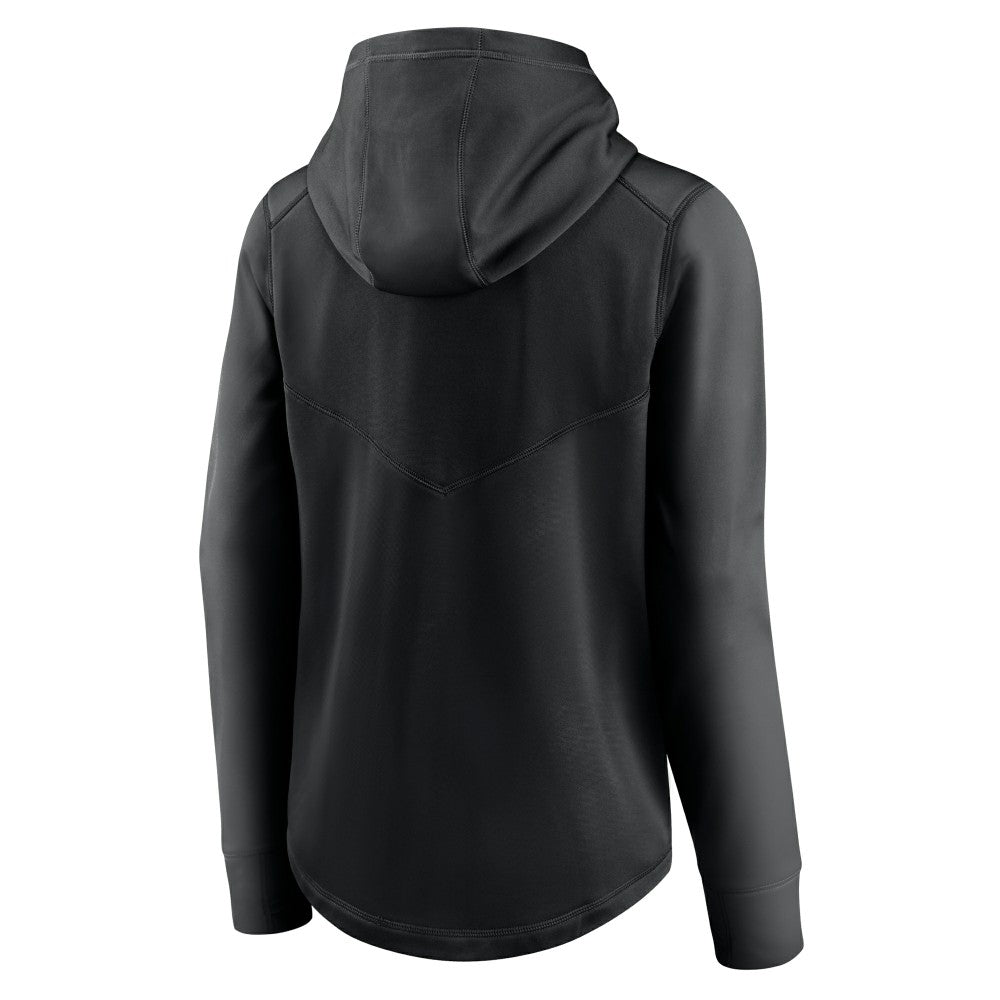 Miami Marlins Nike Women's Authentic Collection Baseball Performance Full-Zip Hoodie Lifestyle