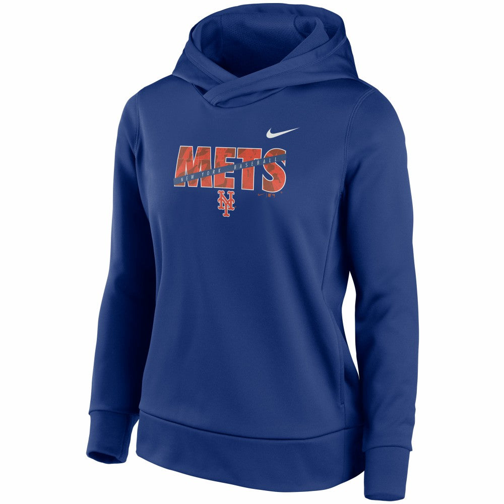 New York Mets Nike Women's Club Angle Performance Pullover Hoodie Near Me