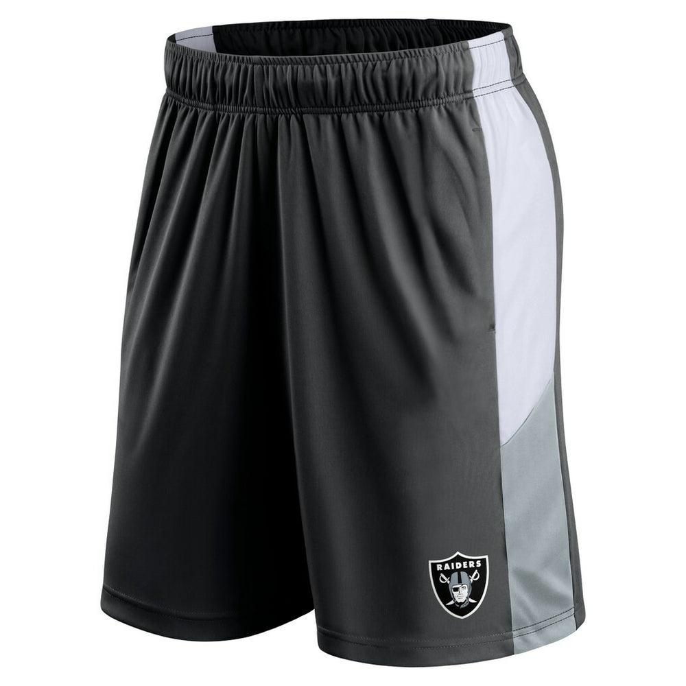 Las Vegas Raiders Prep Colorblock Shorts Black - Fanatics