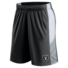 Las Vegas Raiders Prep Colorblock Shorts Black - Fanatics