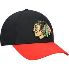 Chicago Blackhawks Fanatics Core Primary Logo Flex Hat Black