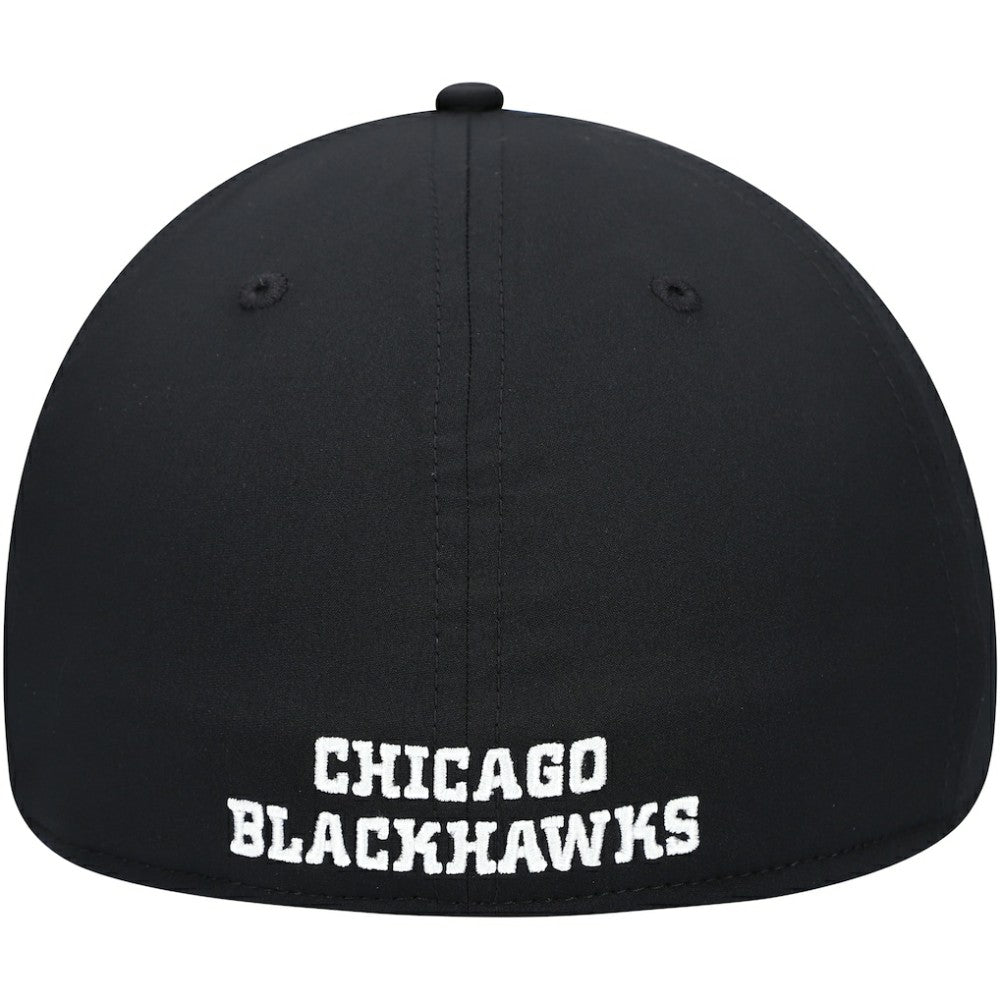 Chicago Blackhawks Fanatics Core Primary Logo Flex Hat Black