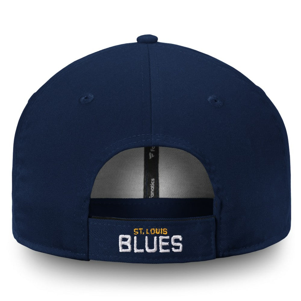 St. Louis Blues - Fanatics Core Adjustable Hat Navy