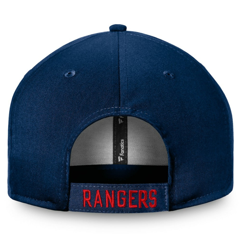 New York Rangers Fanatics Core Adjustable Hat Navy