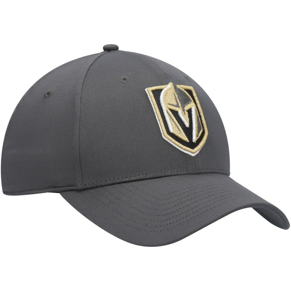 Vegas Golden Knights Fanatics Logo Core Adjustable Hat Charcoal
