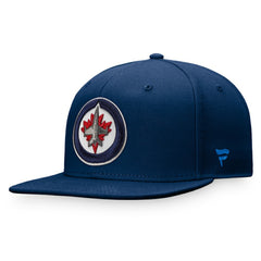 Winnipeg Jets - Fanatics Core Primary Logo Fitted Hat Navy
